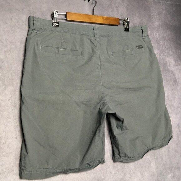 Columbia Mens Shorts size 38 Casual Pockets Lightweight Cotton Blue Gray - Picture 1 of 10